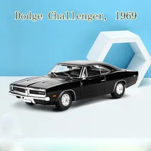 Maisto 1:18 Dodge Challenger автомобиль сплав модель автомобиля моделирование автомобиля украшение коллекция Подарочная игрушка Литье под давлением модель игрушка для мальчиков