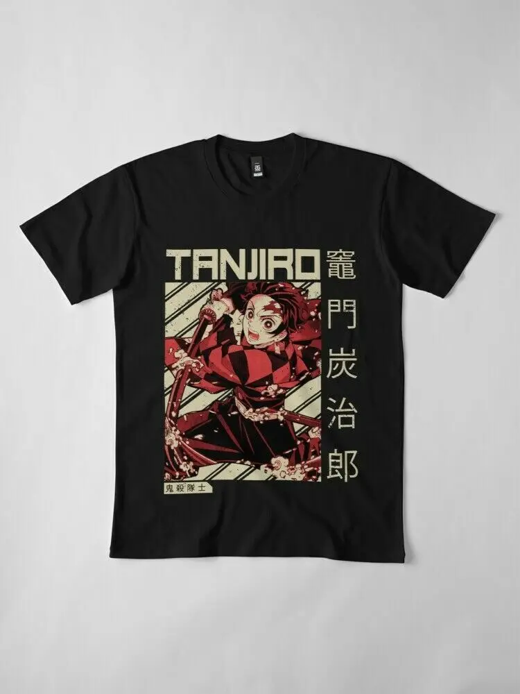 Черная футболка Kimetsu No Yaiba Demon Slayer Breathing Of Water Tanjiro летняя 2019|Футболки| |