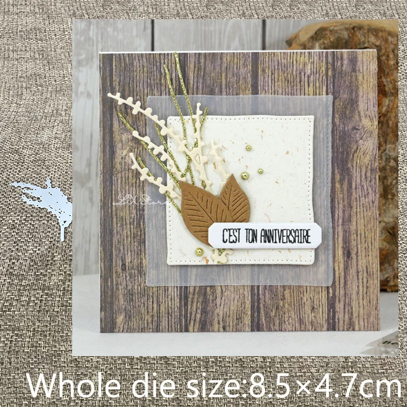 Новый дизайн металлический трафарет для рукоделия высечки украшение осенней