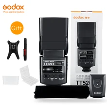 Godox Thinklite камера вспышка TT520II со встроенным 433 МГц беспроводным сигналом для Canon Nikon Pentax sony Fuji Olympus DSLR camera s