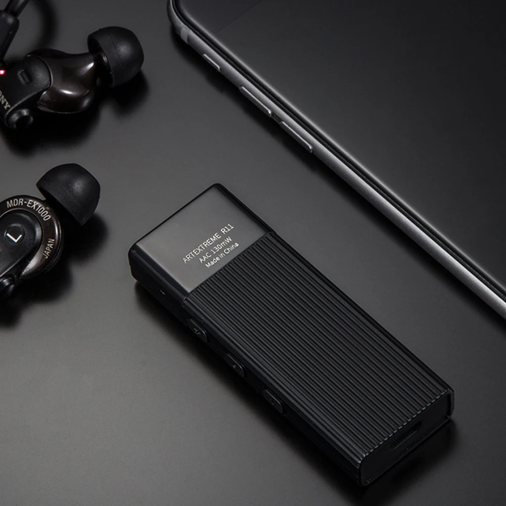 Universal Home Wireless Stereo Headphone Amplifier Black ABS Audio Music Improver Portable Bluetooth 5 0 Mini Powerful