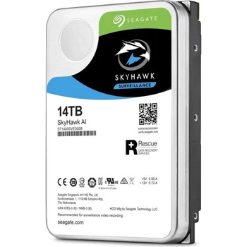 

Hard drive SEAGATE SkyHawkAI ST14000VE0008, 14Тб, HDD, SATA III 3.5"