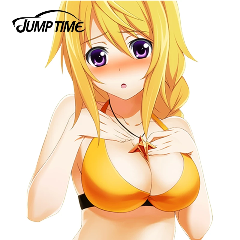 Jumptime 13cm X 10 1cm Sexy Car Sticker Infinite Stratos Anime Lovely Girl Charlotte Dunois Jdm Vinyl Decal Car Stickers Car Stickers Aliexpress