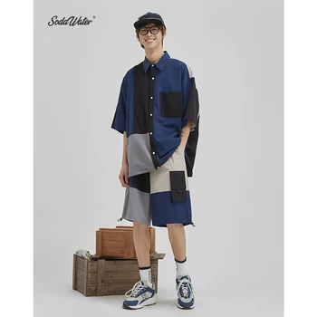 

SODAWATER Sweat Suit Tracksuit Men термобелье Ropa hombre Polyester Short Sleeve Men Shirt Men Shorts Sports Men Baseball Cap