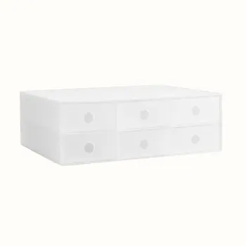 

Drawer Desktop Storage Box Transparent Plastic Combination Storage Box Jewelry Organizer Holder Cabinets