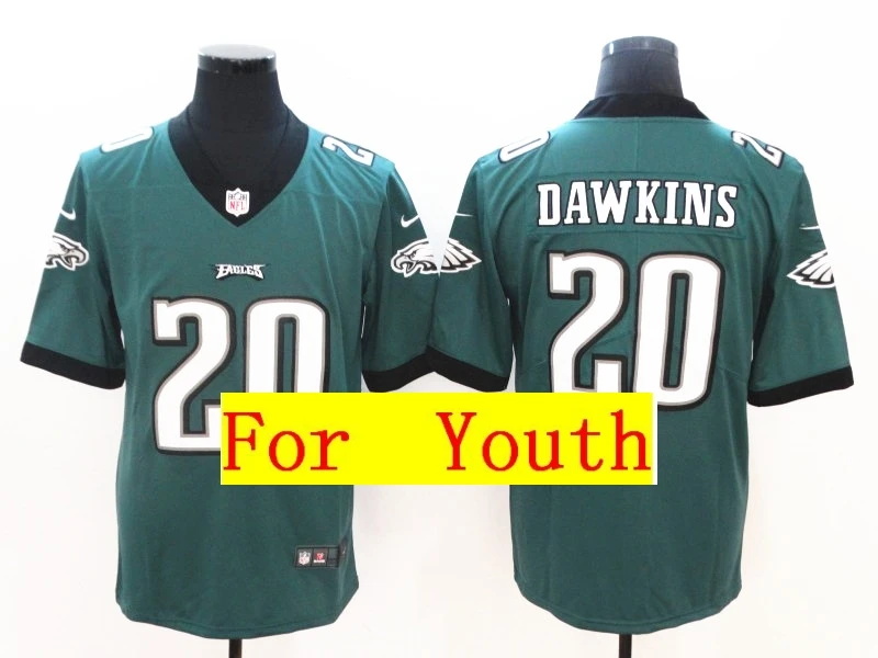 Лаванда Youth Philadelphia Carson Wentz Brian Dawkins Nick Foles Fletcher Cox Vapor Untouchable Limited Jersey - Цвет: Лаванда