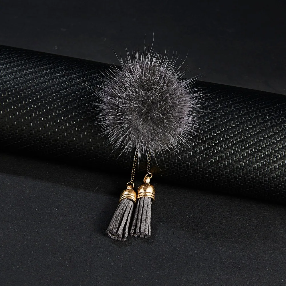 Belleper, дизайн, норковый мех, помпон, шар, для женщин, роскошный цветок, брошь, женские броши, булавки, пальто, костюм, воротник, кардиган, платье, ювелирное изделие