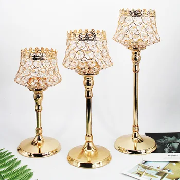 Raley - Bougeoir lampe doré 1