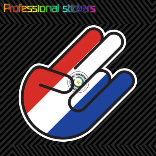 Adesivo Antiurto Paraguayan Decalcomania Fustellata Vinile Autoadesivo Paraguay Pry Py Stickers Per Motos, Auto, Laptop, Telefono