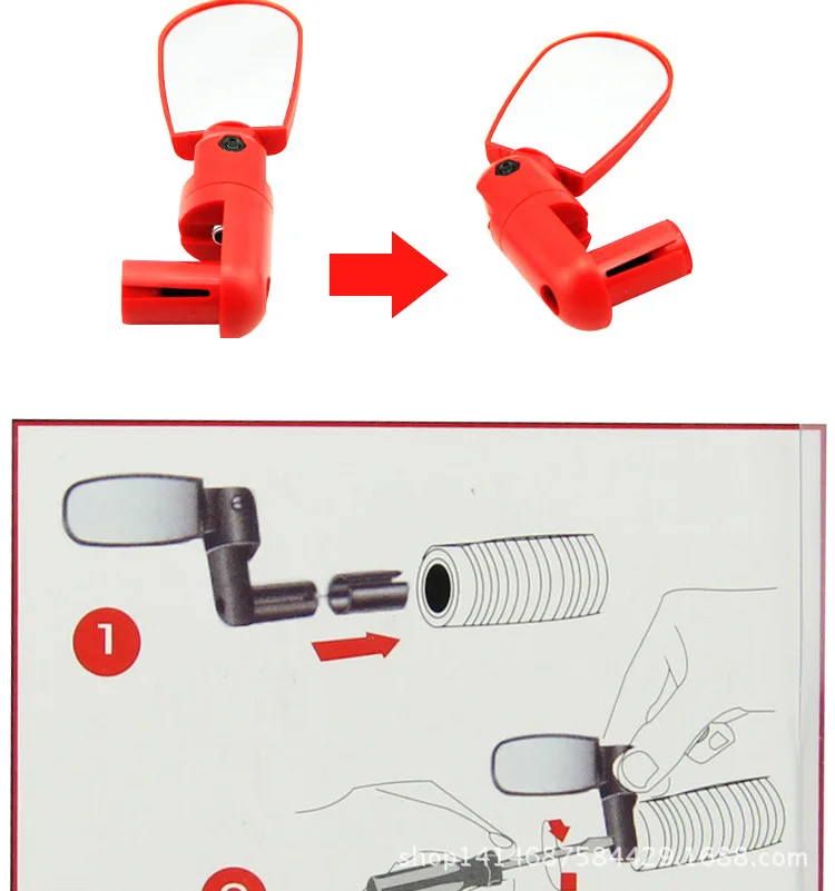 Зеркало заднего вида для велосипеда, зеркало заднего вида для горного велосипеда, выпуклое зеркало для велосипеда, мини регулируемое оборудование, аксессуары