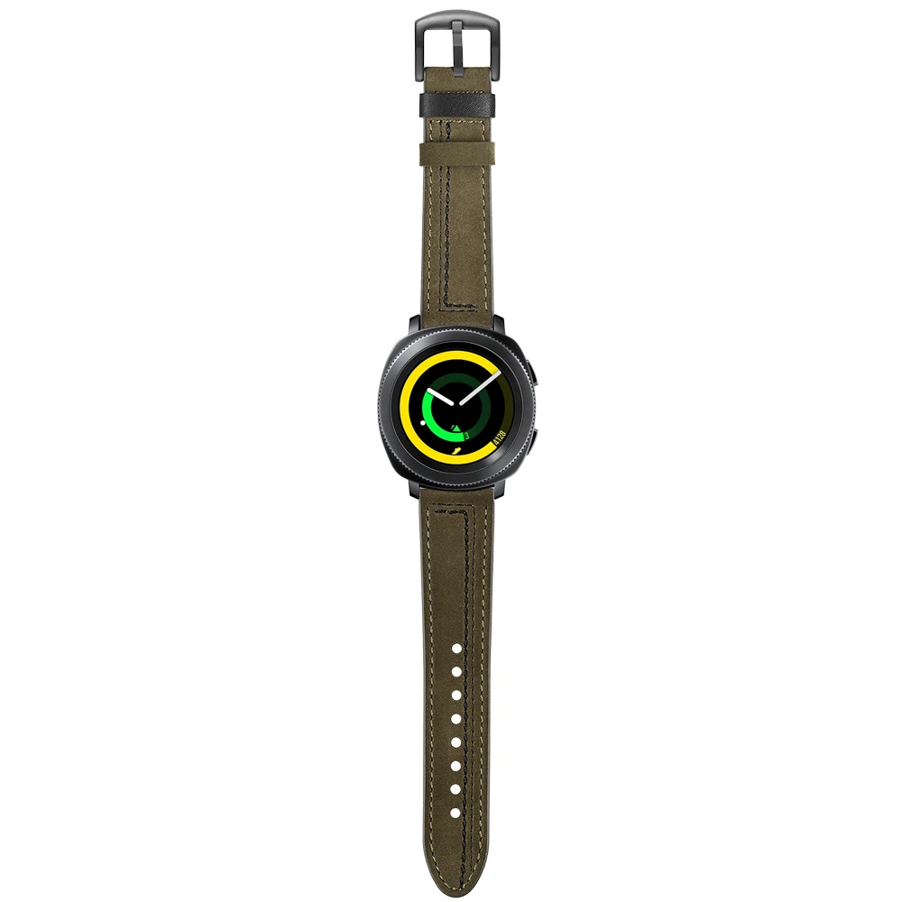 Ремешок из натуральной кожи для samsung gear Sport 20 мм