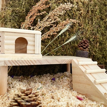 Wood Hamster Activity Platform 1