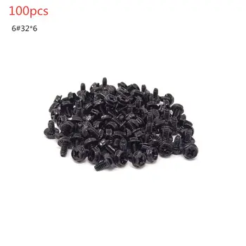 

Desktop Computer Case Thumb Thumbscrews Screws and 6#-32*6 Hard Drive Screws XXUC