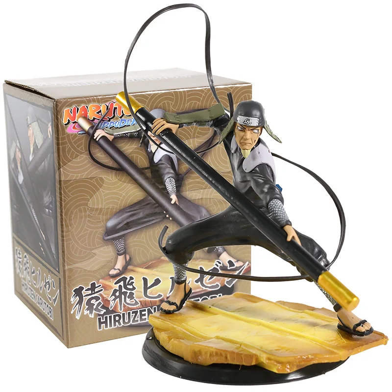 Naruto Shippuden Sarutobi Hiruzen ПВХ фигурка Коллекционная модель игрушки|Игровые фигурки и