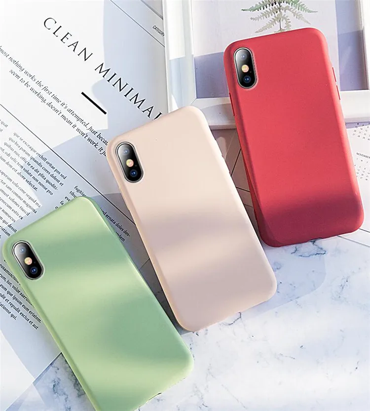 Жидкий силиконовый цветной чехол для iPhone XS 11 Pro MAX XR X XS Max Candy чехол для телефона s для iPhone 11 7 6 6S 8 Plus Мягкий чехол