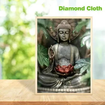 

5D DIY Full Drill Diamond Painting Buddha Statue Cross Stitch Kits Needlework Home Decoration Embroidery Pattern