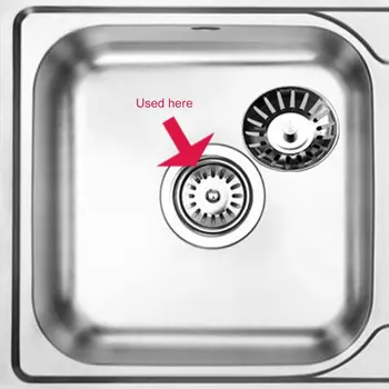 

Kitchen Sink Strainer Stoppers Stainless Steel Circle Sink Drainer Filter Water Stopper Chock Plug Replacement Filter