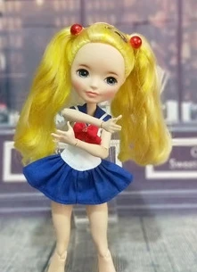 Ручная работа, 1 шт., модная футболка blyth Dolls с принтом, Изысканная футболка для кукол blyth 1/6, аксессуары, одежда - Цвет: style  1