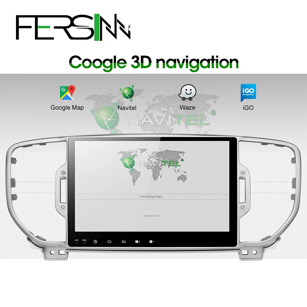 Android 9,0 автомобильный dvd-плеер для KIA sportage KX5 gps навигация 1 din стерео головное устройство PX6