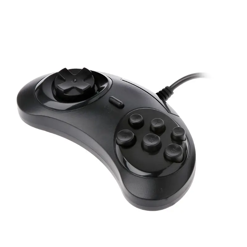 

Wired USB Classic Gamepad 6 Buttons Game Controller Joypad Handle for SEGA MD2