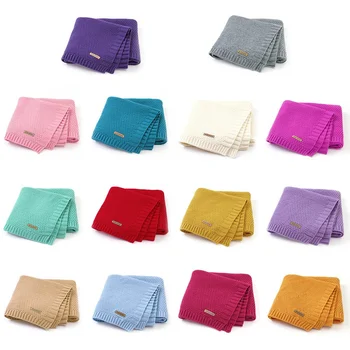 

Newborn Swaddle Wrap Blankets Soft Toddler Infant Bedding Baby Blanket Knitted Quilt For Bed Sofa Basket Stroller Blankets