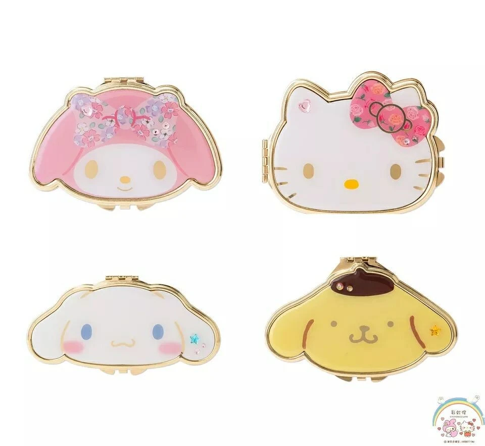 サンリオ 女の子のための折りたたみ式化粧鏡 フラップ付きステンレス鋼化粧鏡 フラップ付き 小さい アクセサリー Aliexpress