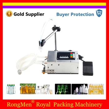 

Liquid Filling Machine Water Juice Drinking Food Grade Safe Beer Perfume Filler Stainless Steel Resistance Free Shipping