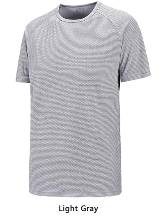 light gray Peilow плюс размер M~ 6XL 7XL Летний стиль новая футболка Для мужчин пиджаки Черный военные быстросохнущая Футболка слим Для Мужчин's бренд Костюмы - Цвет: light gray