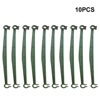 

10pcs Outdoor Garden Climbing Reusable Expandable Buckle Balcony Plastic Home Vegetables Tomato Cages Flexible Plants Stakes