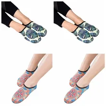 Профессиональные носки для йоги с принтом ультралегкие противоскользящие потные чулочно-носочные изделия обувь для пилатеса балета