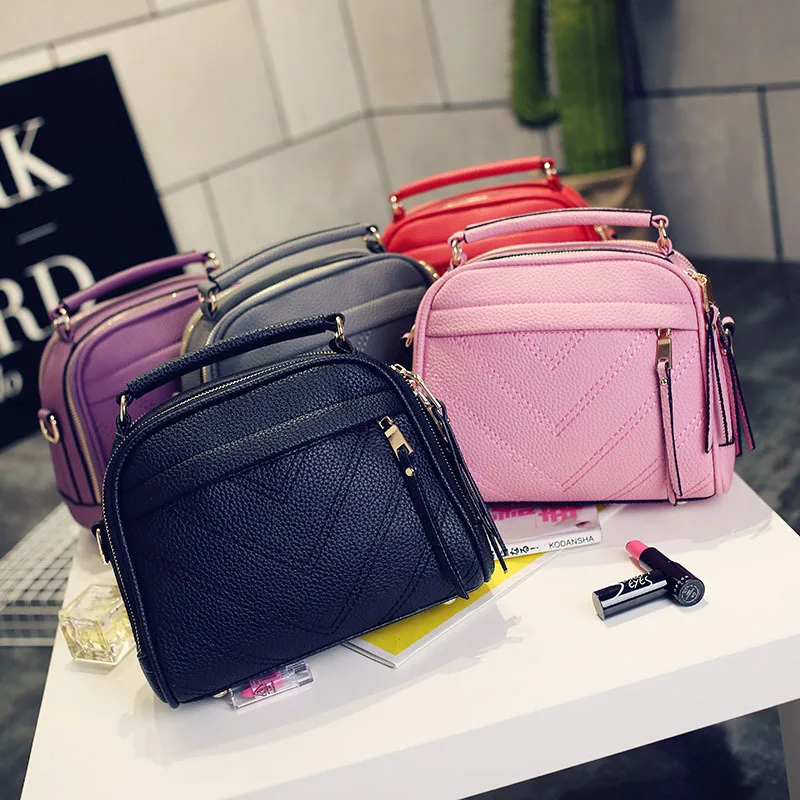 

2019 Autumn And Winter New Style Women's Handbag Mini Furry Ball Bag WOMEN'S Bag