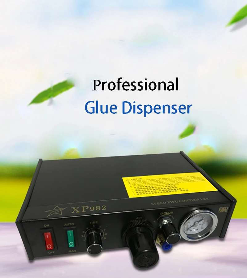 Glass Glue Machine Double Port Automatic Dispensing Machine Silicone Machine Accessories SP982 Epoxy Machine