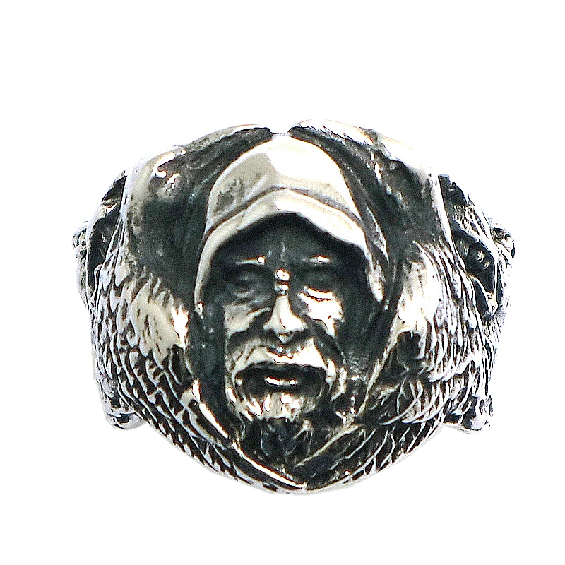 Man's 316L Stainless Steel Cool Punk Gothic Eagle Wolf Slavic Vikings Ring Newest | Украшения и аксессуары