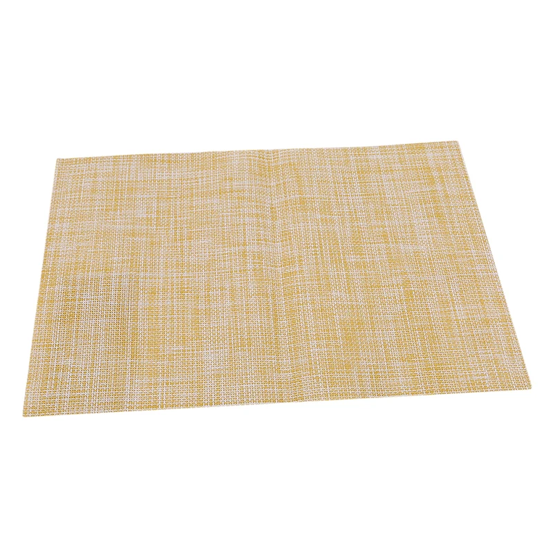Weaving Pvc Polyester Yarn Heat Insulation Thickened Table Plate Cup Chopsticks Heat Thermal Insulation Eat Mat