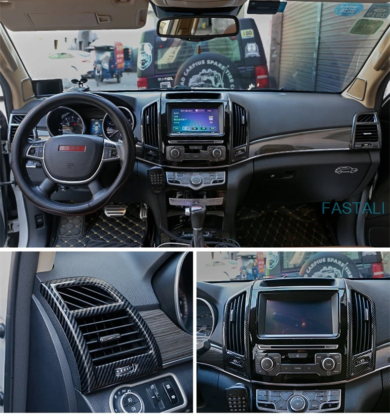 Для Haval H9- Автомобильная Передняя воздушная розетка рамка высокого качества ABS передняя воздушная декоративная рамка выпускного отверстия для предотвращения отражения