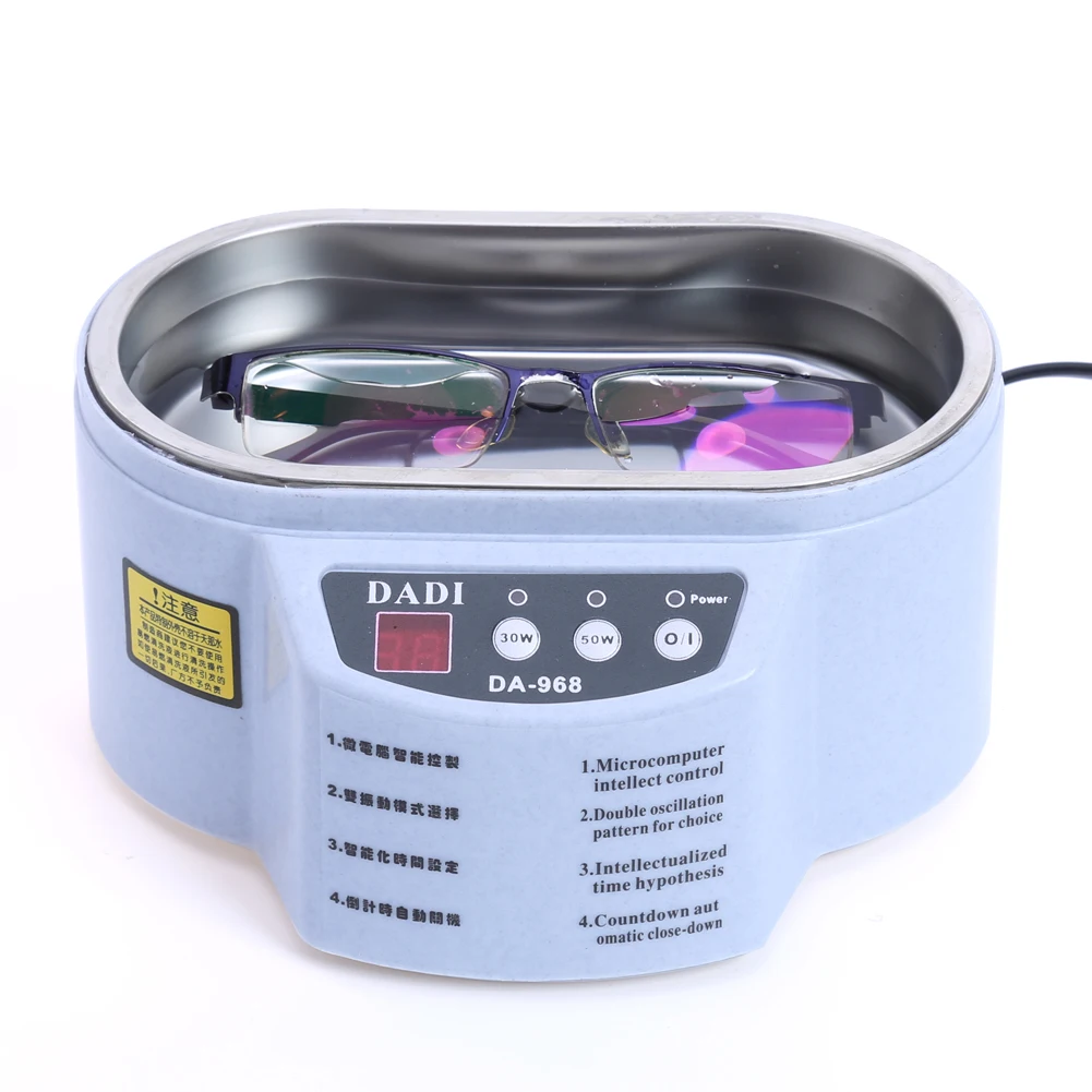 Ultrasonic Cleaner Mini Glasses Jewelry Circuit Board Cleaning Machine Intelligent Control Bath Eyeglass Cleaner