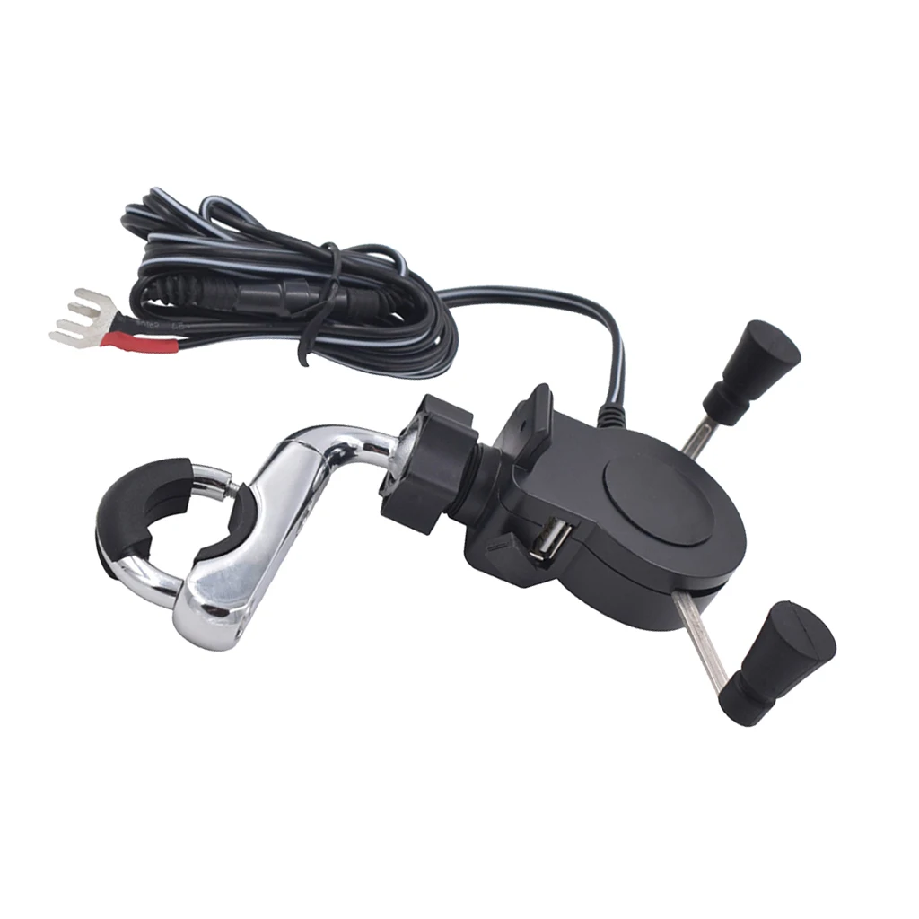 12-24V Регулируемый держатель мобильного телефона крепление для мотоцикла, сплав