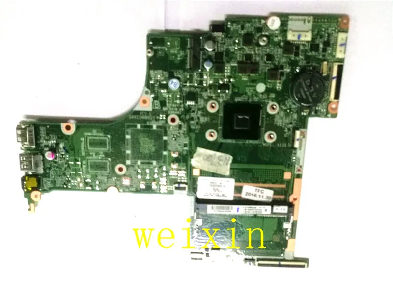 

100% рабочая материнская плата для HP 15-AB N3700 DAX13AMB6E0 809323-601 протестированная Рабочая Бесплатная доставка