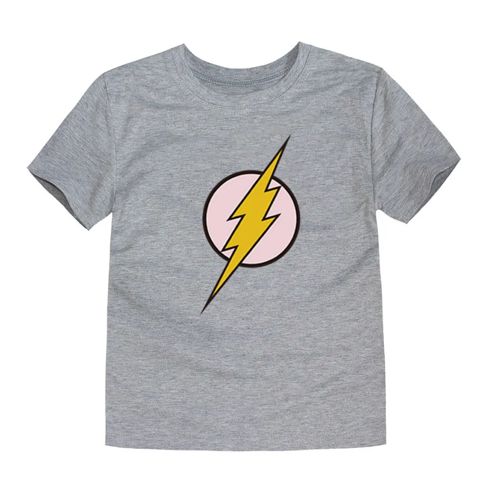 Детская футболка принт супергероя, детские топы с короткими рукавами для маленьких мальчиков, футболка Летняя футболка для подростков 2-14 лет - Цвет: TK9