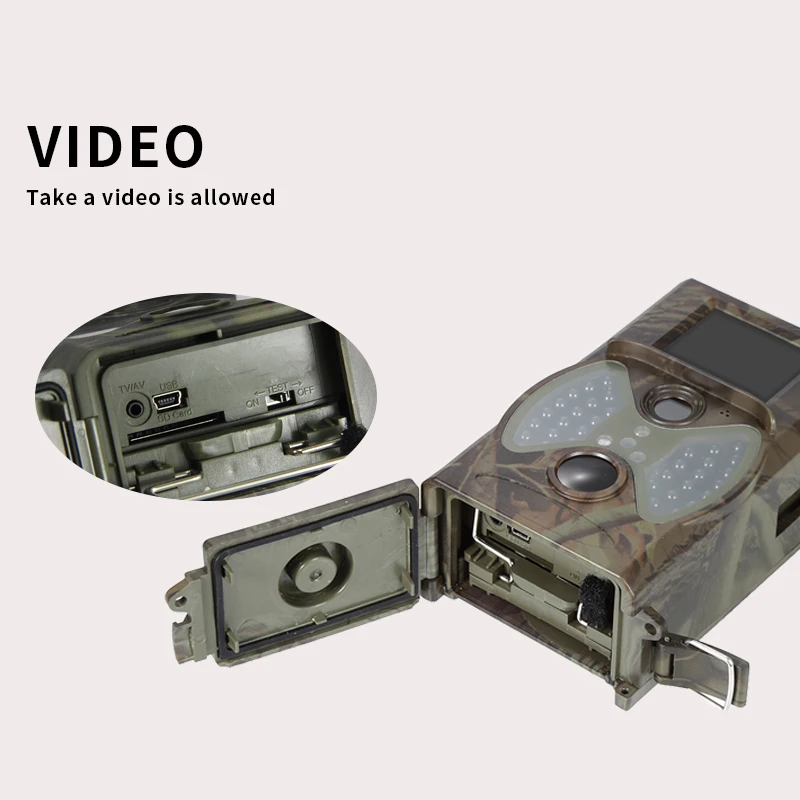 HC-300A Trail камера охотничья ловушка ночного видения 12MP 1080P наблюдение за дикой природой фото IP54 Водонепроницаемый 32GB Trail Скаутинг животное