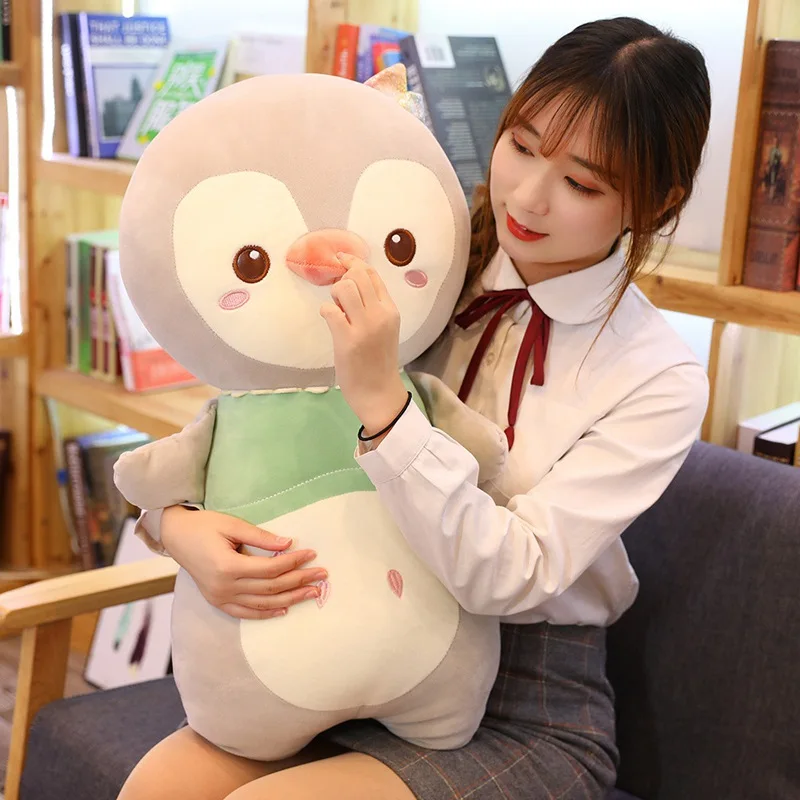 1 шт. Kawaii Пингвин плюшевая игрушка мягкая плюшевая мультяшная кукла Пингвин для маленьких девочек, детская игрушка, подарок на день рождения, Рождество