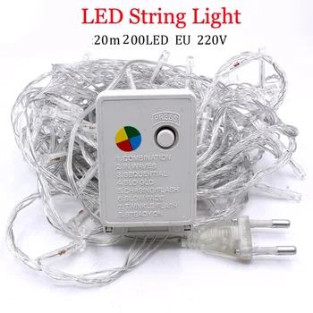 

Colorful USB Battery LED String Lights New Year Garland Wire Fairy Lights String For Indoor Outdoor Wedding Christmas Decoration