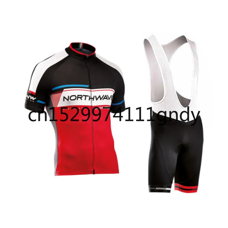 

2020 NW Blue Short Sleeves Pro Team Cycling Jerseys Set with Bib Pants Quick Dry Breathable Ropa Maillot Ciclismo Gel Pad