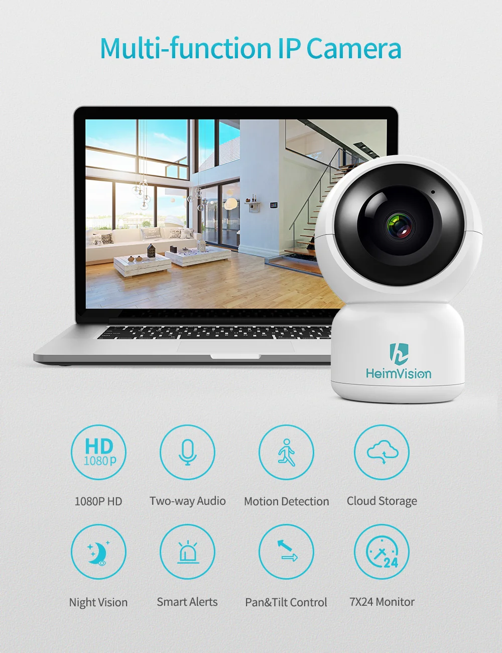 HeimVision HMB03MQ 1080P IP Камера Wi Fi Беспроводной наблюдения топливный фильтр грубой
