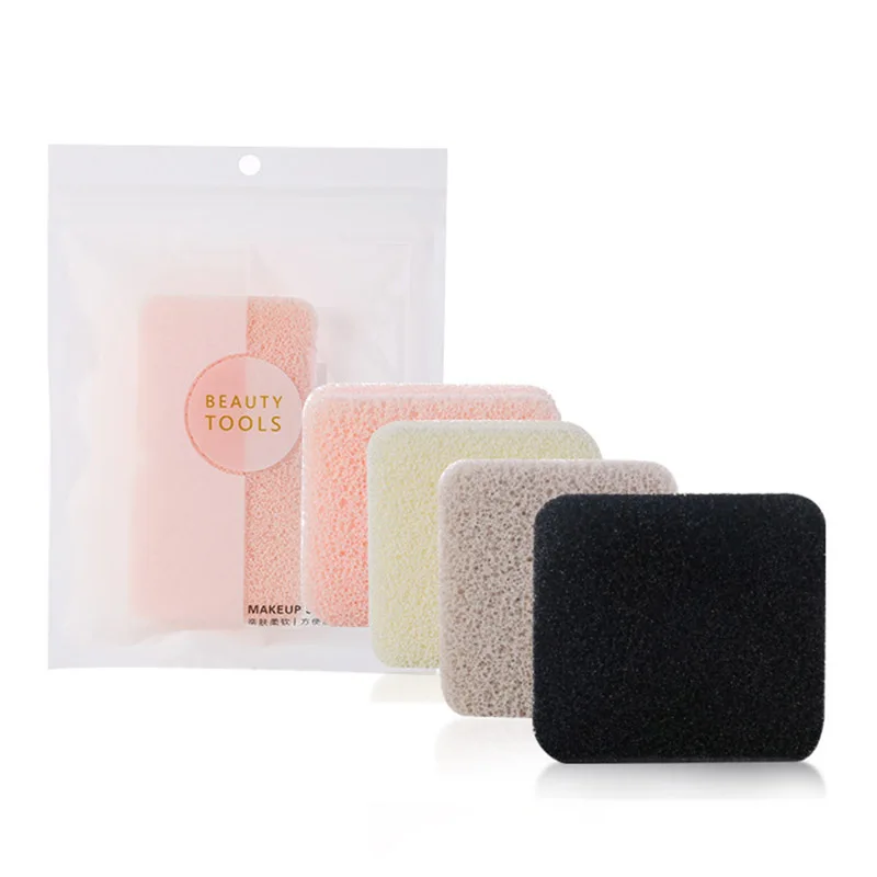 2 шт спонж для чистки лица спонж Конняку губка для очищения лица инструмент для мытья смывания инструменты для снятия макияжа-MKXJ