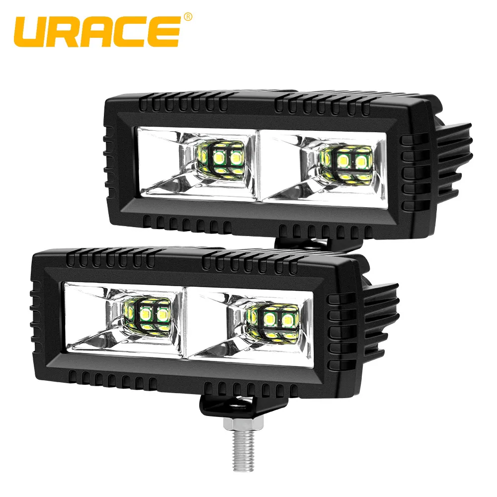 

URACE 5" 40W LED Work Light Bar 12V 24V Flood Driving Fog LED Bar For off road LED 4x4 4WD Truck ATV SUV Jeep Boat Car Lights