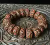 BRO882 Tibet Old Rudraksha Bodhi Bracelets Strand for Man 1