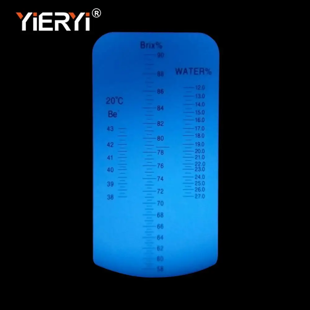 Рефрактометр yieryi медовый тестер 58 90% Brix 38 43 ° Baume 12 27% рефрактометр для пчеловода