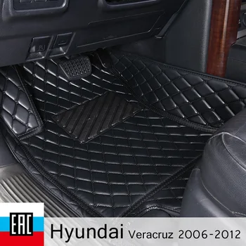 

car floor Mats For Hyundai Veracruz 2006-2012 floor mat special order car accessories interior made in irkutsk car cover