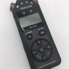 TASCAM DR-05X портативный ручной стерео цифровой диктофон линейный PCM рекордер Запись голоса MP3 запись ручка